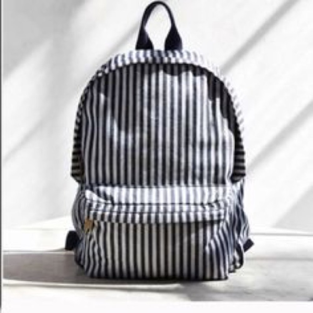 Urban Outfitters Striped Canvas Backpack